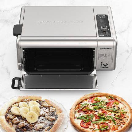 Kitchen Couture 9-In-1 Sensei XL Flip Air Fryer Oven Grill Stainless Steel.