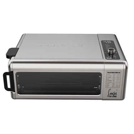 Kitchen Couture 9-In-1 Sensei XL Flip Air Fryer Oven Grill Stainless Steel.