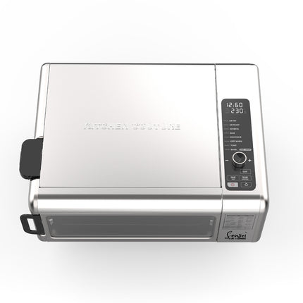 Kitchen Couture 9-In-1 Sensei XL Flip Air Fryer Oven Grill Stainless Steel.