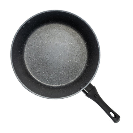 Stone Chef Forged Saucepan With Lid Cookware Kitchen Black 20cm.
