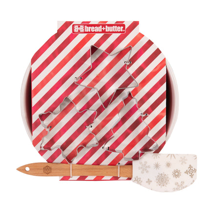 Bread and Butter Electroplate Snowflake Mini Mix Bowl Set - Gold.