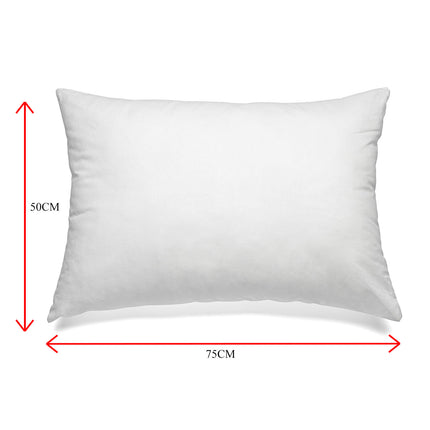 Royal Comfort Luxury Bamboo Covered Memory Foam Pillow Twin Pack Hypoallergenic.