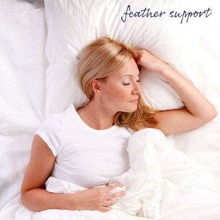 Royal Comfort Luxury Bamboo Covered Memory Foam Pillow Twin Pack Hypoallergenic.