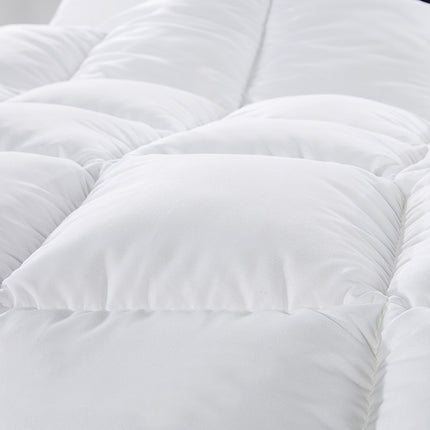 Royal Comfort Vintage Washed 100% Cotton Sheet Set Fitted Flat Sheet Pillowcases - Single - Royal Blue.
