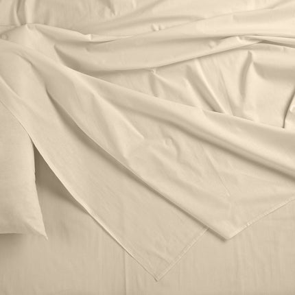 Royal Comfort Bamboo Blended Sheet & Pillowcases Set 1000TC Ultra Soft Bedding - King - Ivory.