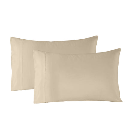 Royal Comfort Bamboo Blended Sheet & Pillowcases Set 1000TC Ultra Soft Bedding - King - Ivory.
