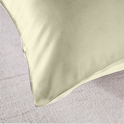 Royal Comfort Mulberry Soft Silk Hypoallergenic Pillowcase Twin Pack 51 x 76cm - Soft Blue.
