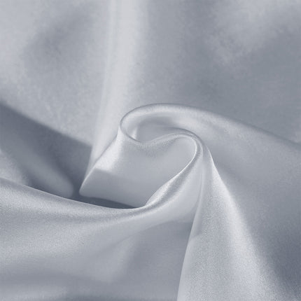 Royal Comfort Mulberry Soft Silk Hypoallergenic Pillowcase Twin Pack 51 x 76cm - Silver.
