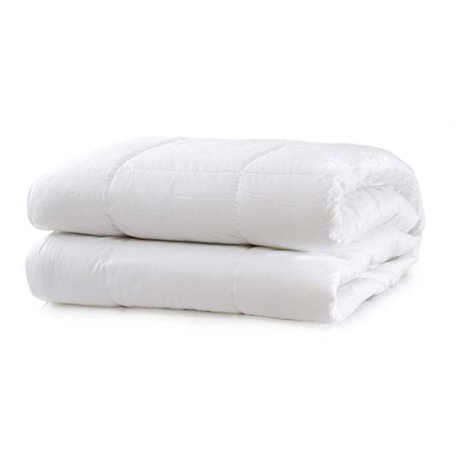 Royal Comfort Fitted Foam Cover Underlay Goose Mattress Topper 1000GSM - King - White.