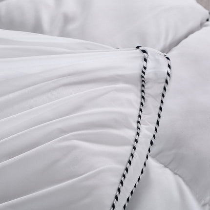 Royal Comfort 1000GSM Luxury Bamboo Fabric Gusset Mattress Pad Topper Cover - King - White.