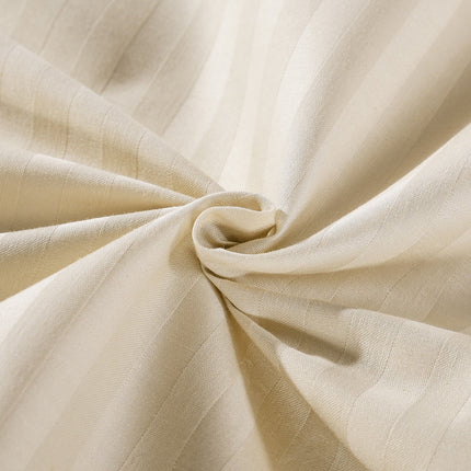Kensington 1200 Thread Count 100% Egyptian Cotton Sheet Set Stripe Hotel Grade - King - Sand.