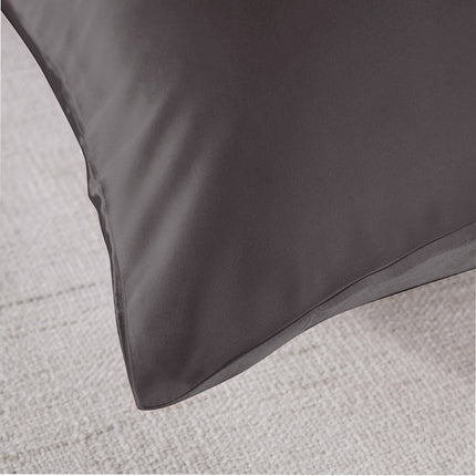 Royal Comfort Pure Silk Pillow Case 100% Mulberry Silk Hypoallergenic Pillowcase - Charcoal.
