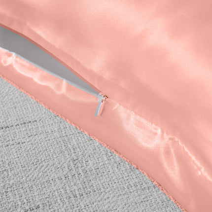Royal Comfort Pure Silk Pillow Case 100% Mulberry Silk Hypoallergenic Pillowcase - Silver.