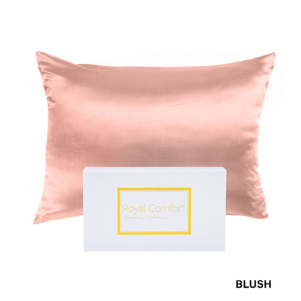 Royal Comfort Pure Silk Pillow Case 100% Mulberry Silk Hypoallergenic Pillowcase - Silver.