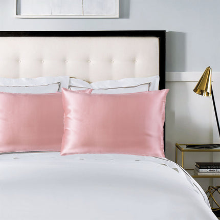 Royal Comfort Pure Silk Pillow Case 100% Mulberry Silk Hypoallergenic Pillowcase - Silver.