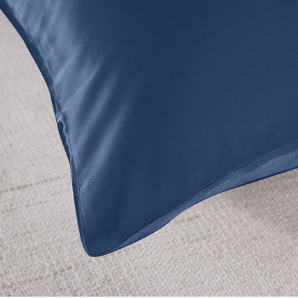 Royal Comfort Pure Silk Pillow Case 100% Mulberry Silk Hypoallergenic Pillowcase - Navy.