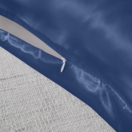 Royal Comfort Pure Silk Pillow Case 100% Mulberry Silk Hypoallergenic Pillowcase - Navy.