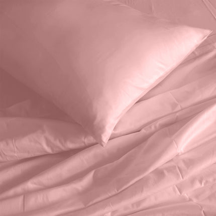 Royal Comfort 1000TC Hotel Grade Bamboo Cotton Sheets Pillowcases Set Ultrasoft - King - White