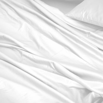 Royal Comfort 1000TC Hotel Grade Bamboo Cotton Sheets Pillowcases Set Ultrasoft - King - White.