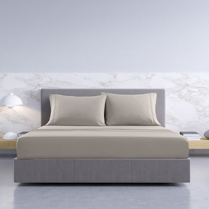 Royal Comfort 1000TC Hotel Grade Bamboo Cotton Sheets Pillowcases Set Ultrasoft - King - White.