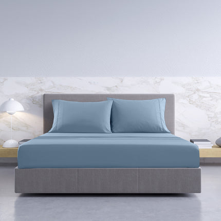 Royal Comfort 1000TC Hotel Grade Bamboo Cotton Sheets Pillowcases Set Ultrasoft - King - White.