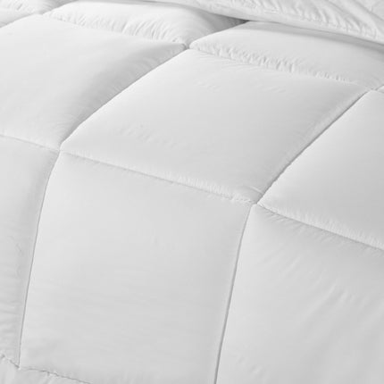 Royal Comfort Quilt 50% Duck Down 50% Duck Feather 233TC Cotton Pure Soft Duvet - King - White.