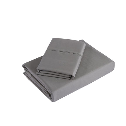 Royal Comfort 1200 Thread Count Sheet Set 4 Piece Ultra Soft Satin Weave Finish - King - Charcoal.