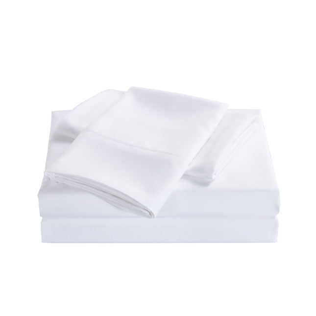 Royal Comfort 2000 Thread Count Bamboo Cooling Sheet Set Ultra Soft Bedding - Queen - White.