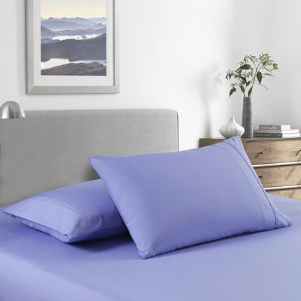 Royal Comfort 2000 Thread Count Bamboo Cooling Sheet Set Ultra Soft Bedding - King - Mid Blue.