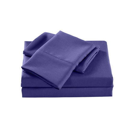 Royal Comfort 2000 Thread Count Bamboo Cooling Sheet Set Ultra Soft Bedding - King - Royal Blue.