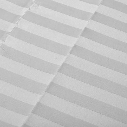 Royal Comfort 1200TC Sheet Set Damask Cotton Blend Ultra Soft Sateen Bedding - Queen - White.