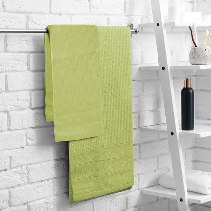 Royal Comfort Eden Egyptian Cotton 600GSM 8 Piece Luxury Bath Towels Set - Spearmint.