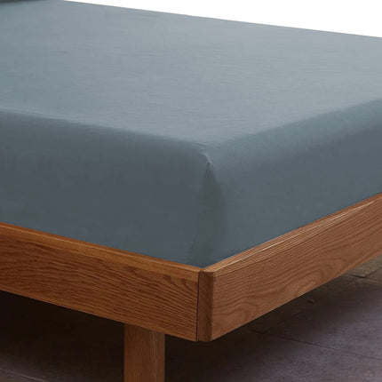 Royal Comfort 1500 Thread Count Cotton Rich Sheet Set 3 Piece Ultra Soft Bedding - Double - Indigo.