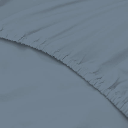 Royal Comfort 1500 Thread Count Cotton Rich Sheet Set 3 Piece Ultra Soft Bedding - Double - Indigo.
