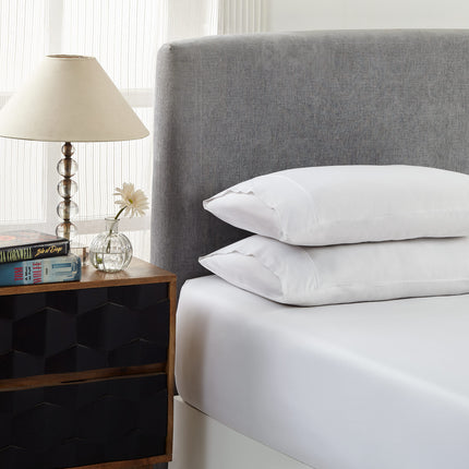 Royal Comfort 1500 Thread Count Cotton Rich Sheet Set 3 Piece Ultra Soft Bedding - King - White.