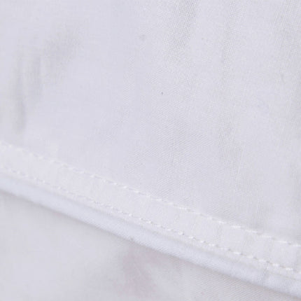 Casa Decor Silk Touch Quilt 360GSM All Seasons Antibacterial Hypoallergenic - Single - White.