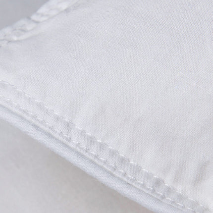 Royal Comfort Vintage Washed 100% Cotton Sheet Set Fitted Flat Sheet Pillowcases - Single - Royal Blue.