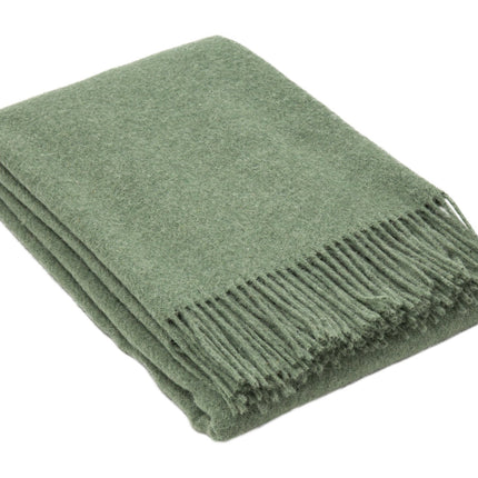 Brighton Throw - 100% NZ Wool - Sage.