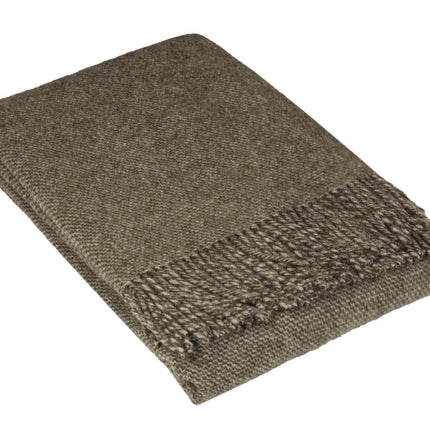 Cambridge Throw - 100% NZ Wool -  Natural.