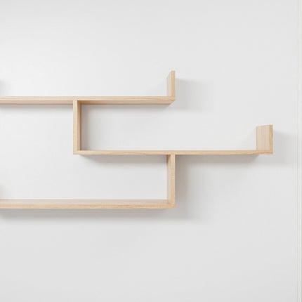 ZURICH MULTI LEVEL SHELF KIT (OAK).