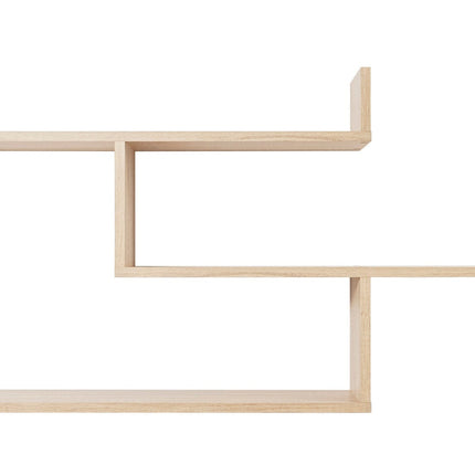 ZURICH MULTI LEVEL SHELF KIT (OAK).