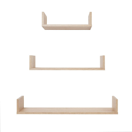 OSLO THREE PIECE SHELF KIT (OAK).