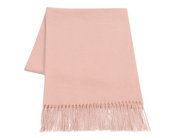 Paddington Scarf Fine Merino Wool Blend - Blush.