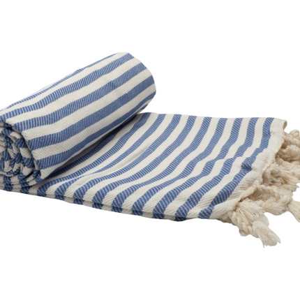 PORTSEA TURKISH COTTON TOWEL - DENIM.