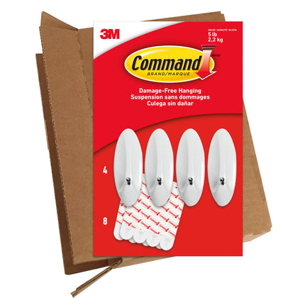 Command GP069-4NA Value Pack Large Wire Hooks 4PK.
