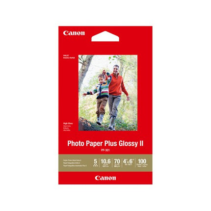 CANON PP3014X6-100 100 SHTS 260 GSM PHOTO PAPER PLUS GLOSSY II.