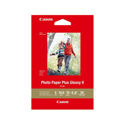 CANON CANON PP3014X6-20 20 SHTS 260 GSM PHOTO PAPER PLUS GLOSSY II.