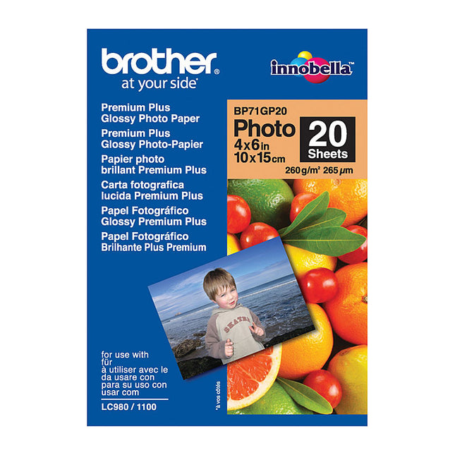 BROTHER BP71GP20 Glossy Paper.