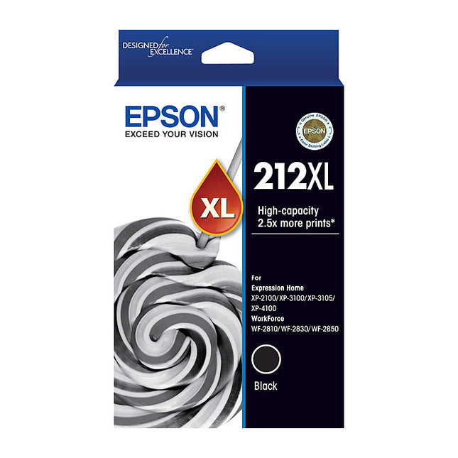 EPSON 212XL Black Ink Cart.