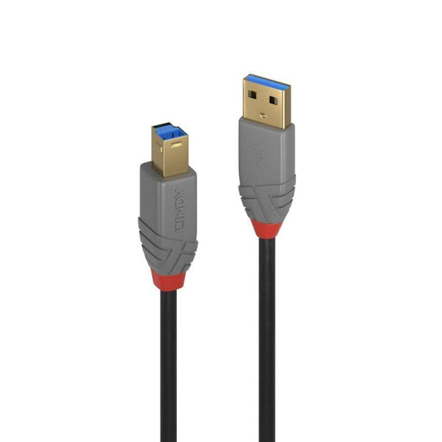 LINDY 5m USB3 A-B Cable Anthra Line.